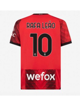 AC Milan Rafael Leao #10 Heimtrikot 2023-24 Kurzarm